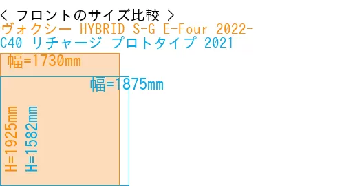 #ヴォクシー HYBRID S-G E-Four 2022- + C40 リチャージ プロトタイプ 2021